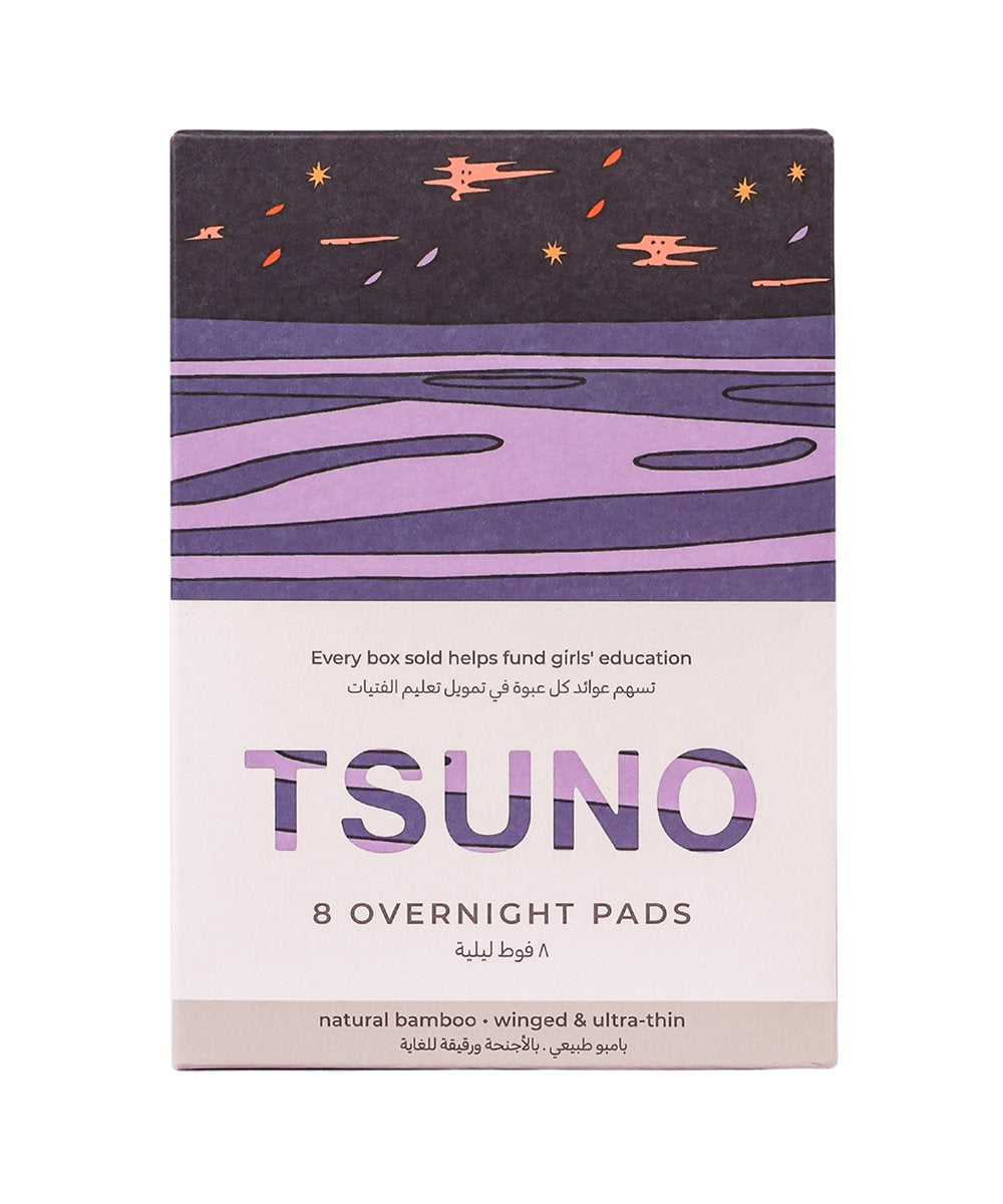 Tsuno Overnight Pads (Box of 8)
