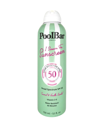 I Scream For Sunscreen بخاخ واقي شمس شفاف واسع الطيف SPF 50
