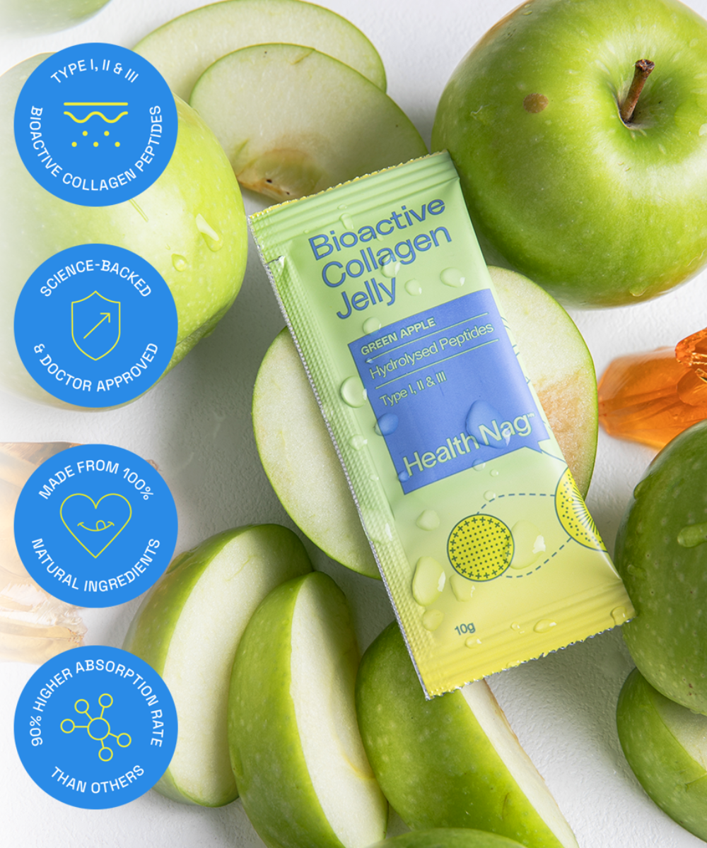 Bioactive Collagen Jelly Sachets – Green Apple