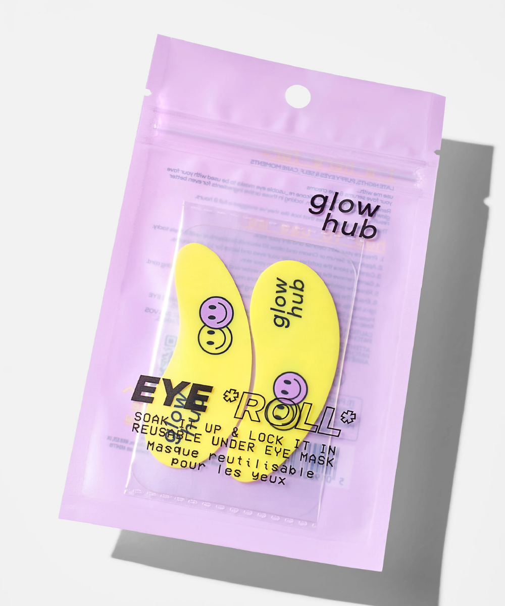 Glow Hub قناع تحت العين قابل لإعادة الاستخدام Eye Roll