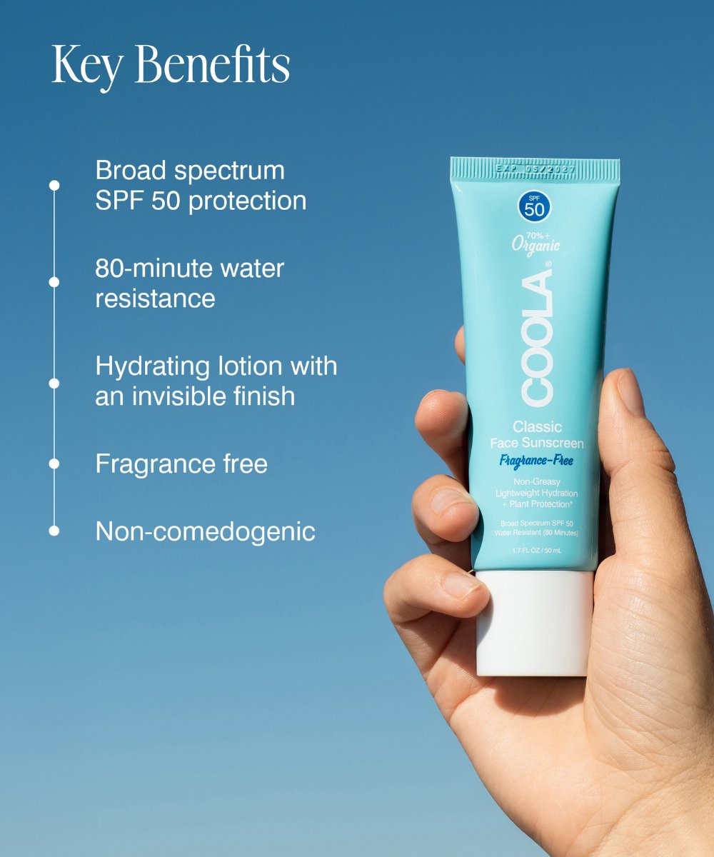 COOLA Classic Face SPF 50 Lotion - Fragrance Free 
