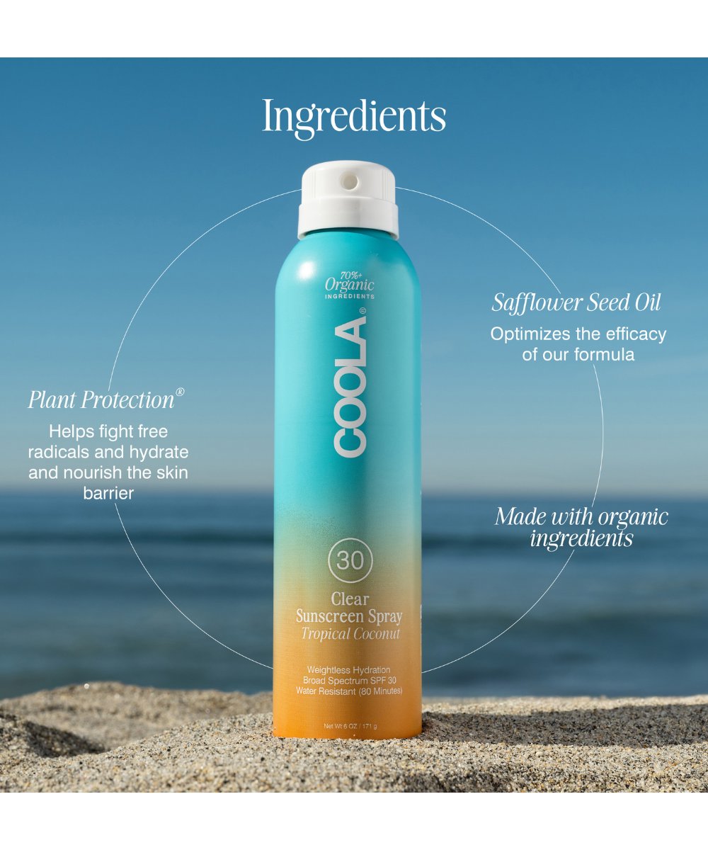 COOLA Sport Continuous Spray SPF 30 Pina Colada 