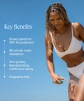 COOLA Sport Continuous Spray SPF 50 Unscented 