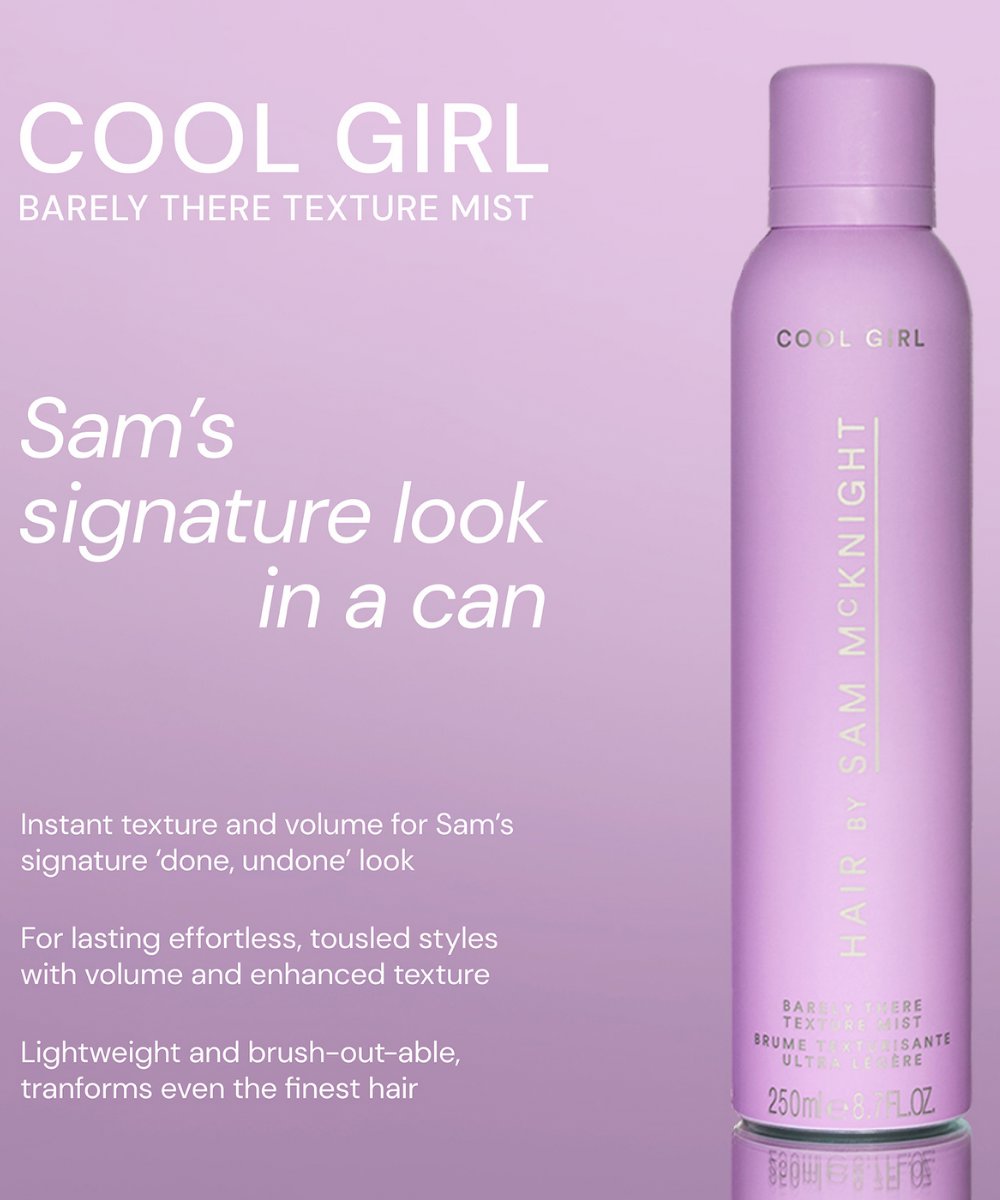 Hair by Sam McKnight Cool Girl Texturising Mist 
