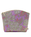 Holistic Silk Holistic Silk Limited Edition Lavender Make Up Bag - Pink Silk Brocade (Large) 
