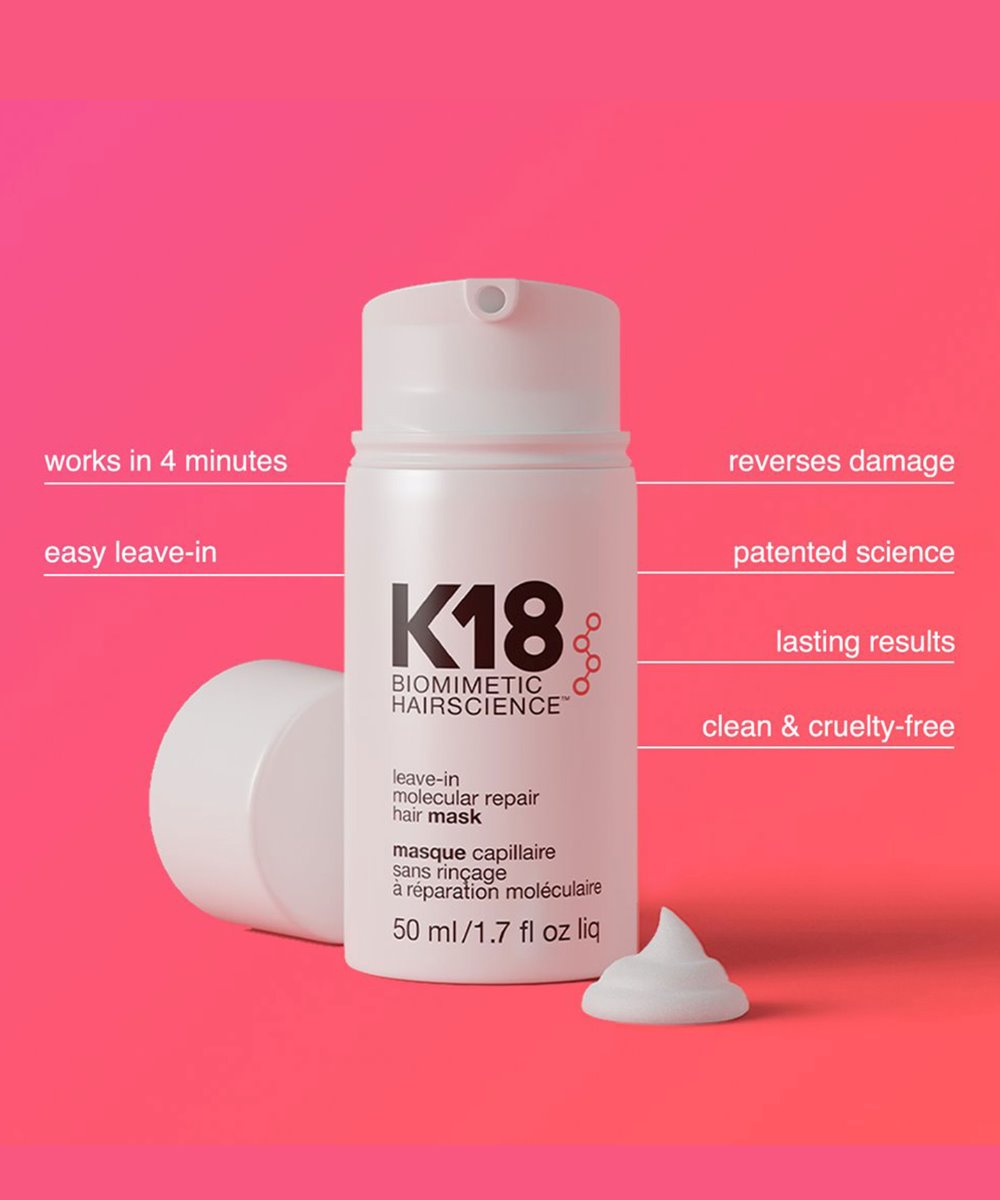 K18 K18 Leave-in Molecular Repair Hair Mask 