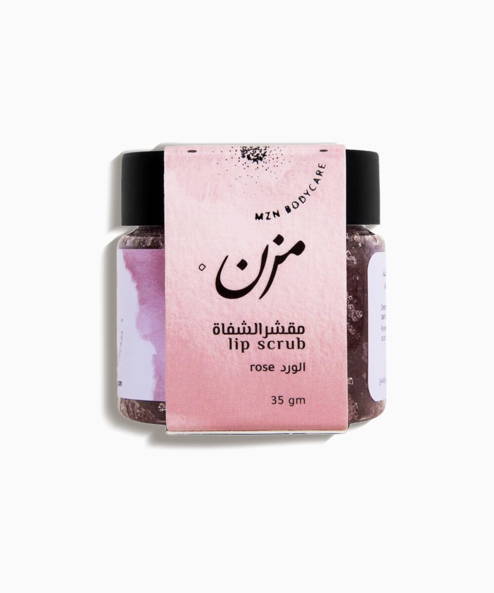 MZN Bodycare Lip Scrub - Rose 