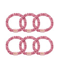 SILKE London Silk Hair Ties - Blossom (Powder Pink) 